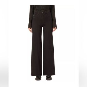 DL1961 Hepburn High Rise Wide Leg Jeans in Jet Black, size 28 - like new
